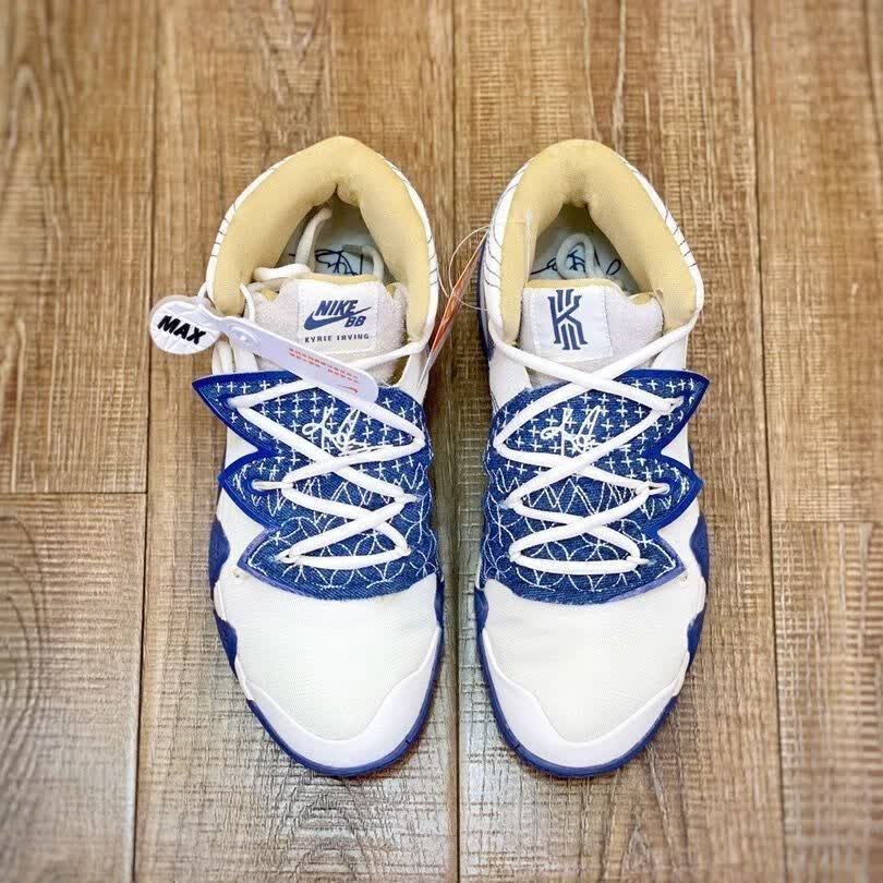新灭世纯原 kybrid s2 欧文 s2 白蓝 zoom气垫实战耐磨篮球鞋 43