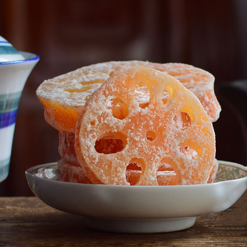 冰糖莲子糖即食莲藕糖结婚庆喜糖果蜜饯蔬果干传统零食特产年货 糖