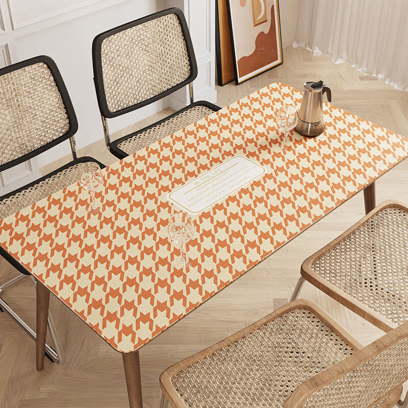 硅胶桌布防水防油防烫免洗皮革餐桌垫北欧pvc茶几垫长方形桌面垫典藏