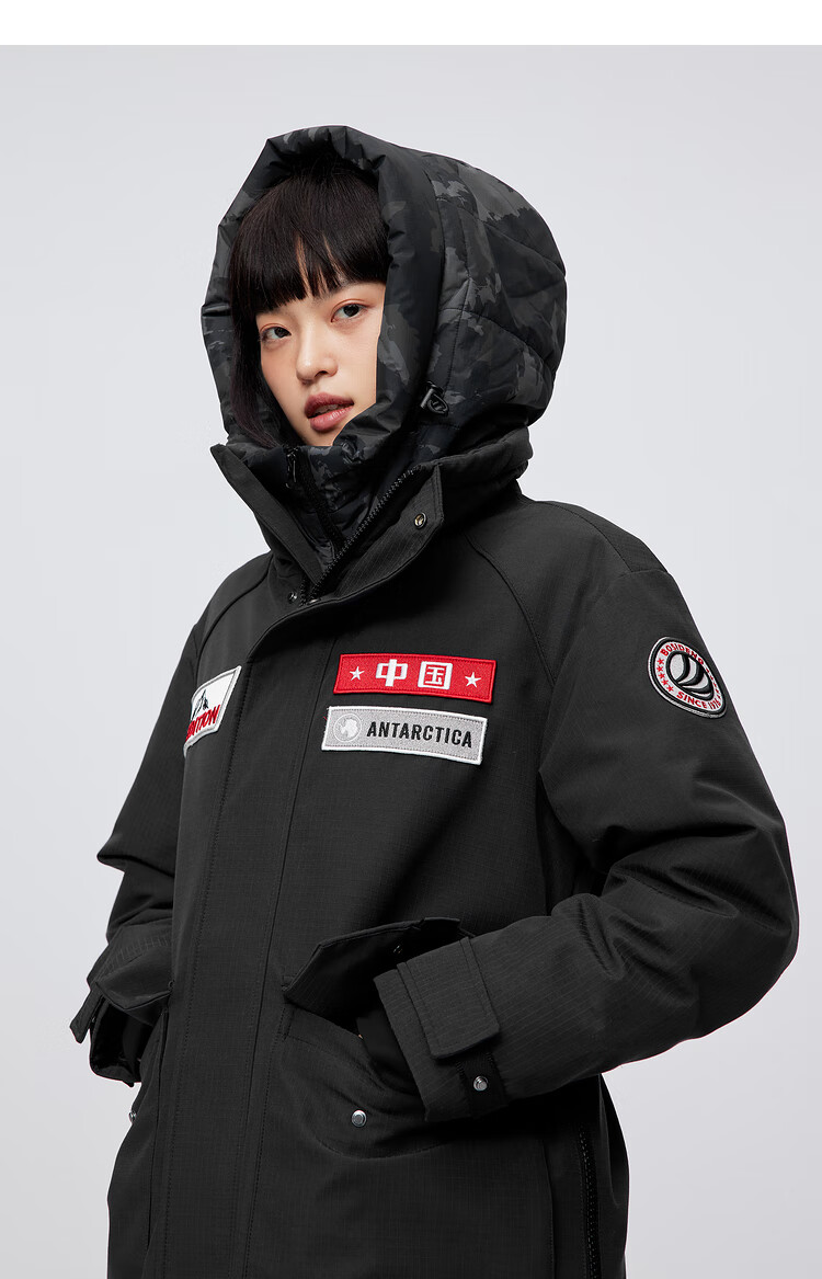 【致敬南极】波司登羽绒服男女同款2022年冬季新款极寒户外露营中长款
