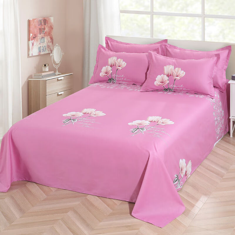 纯棉床单单件学生宿舍单人床单双人床单被单格格小熊230230床单单件18