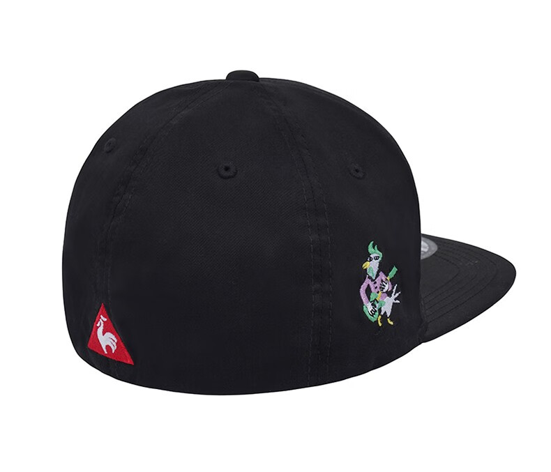 乐卡克(le coq sportif)高尔夫球帽女时尚运动遮阳棒球帽女新品 黑色