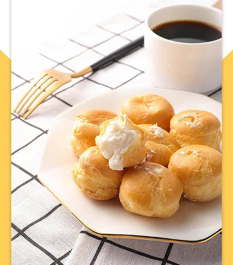 李绅 山姆超市代购卜布仕poppies荷兰进口迷你奶油泡芙1.