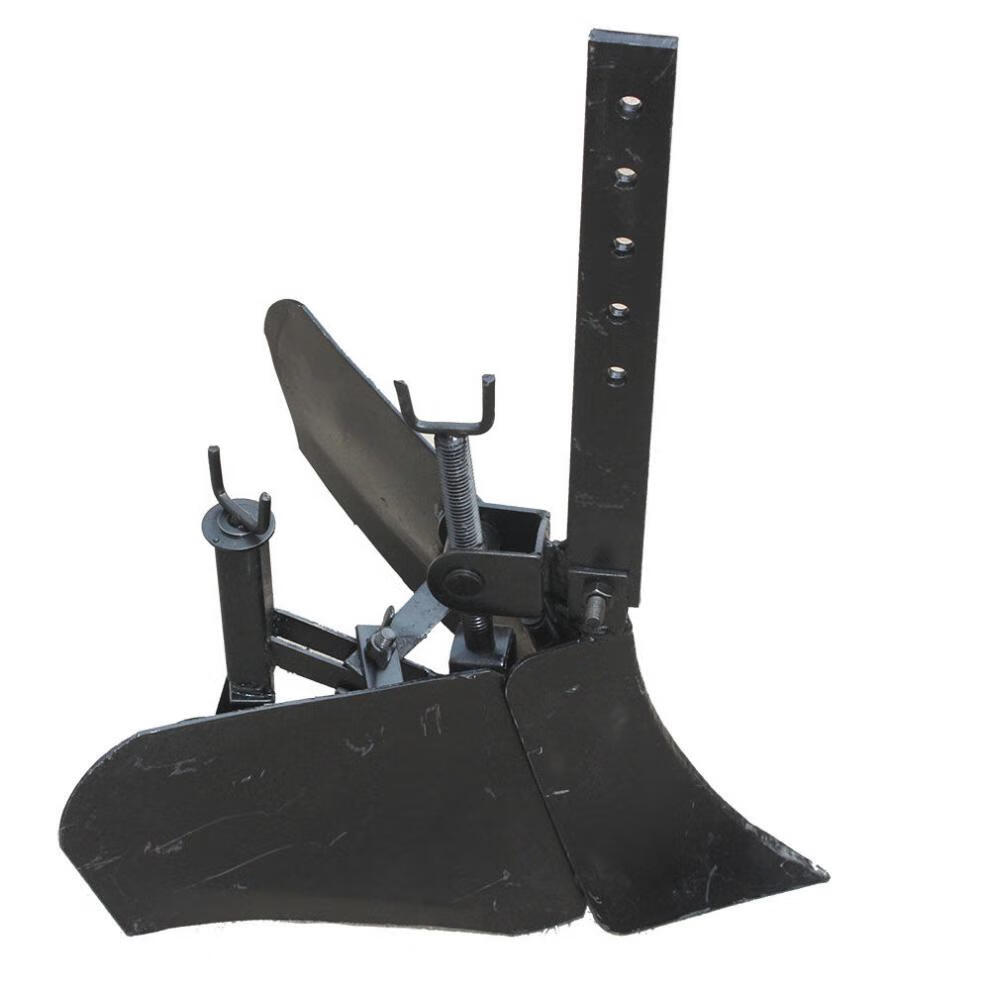 微耕机带轮可调式开沟器 支撑轮式可调开沟器开沟犁 带后轮款【图片