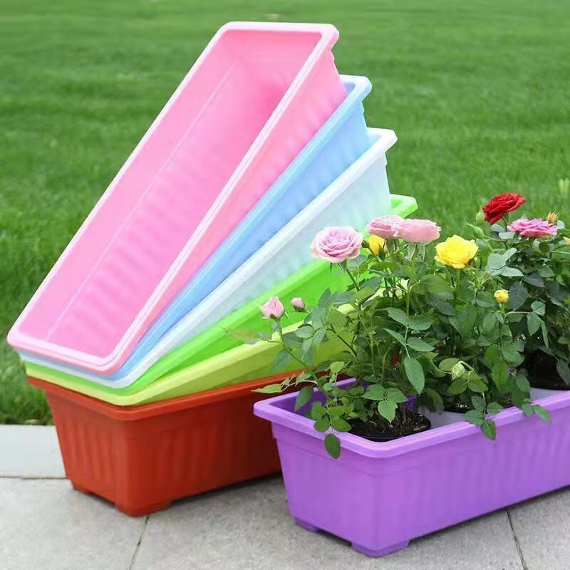 大号加深蔬菜种植盆花盆长方形塑料种菜花盆家用阳台种植盆花盆 加深