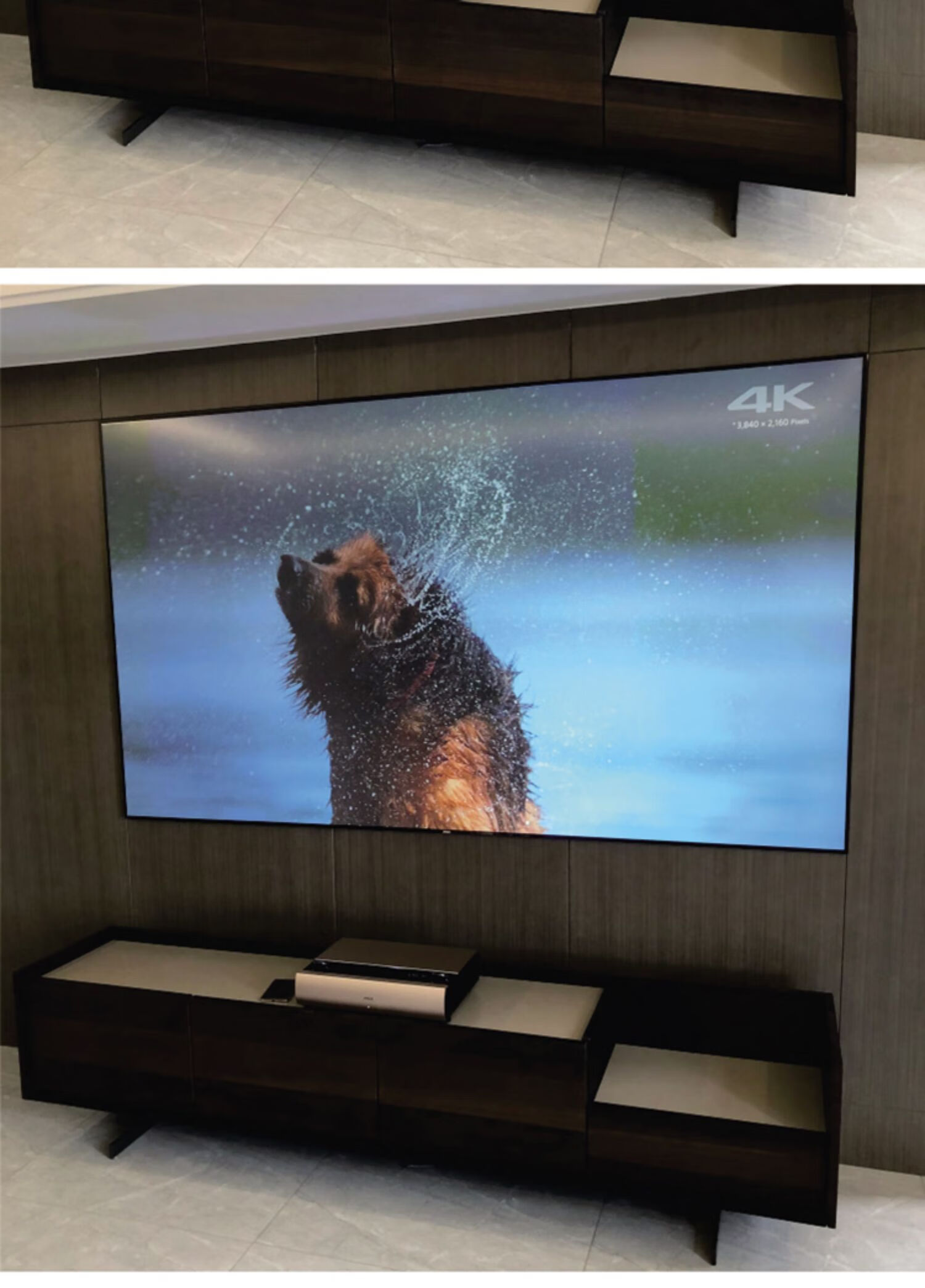 miavito 抗光投影幕画框黑栅100/120英寸超短焦菲涅尔激光电视硬幕 