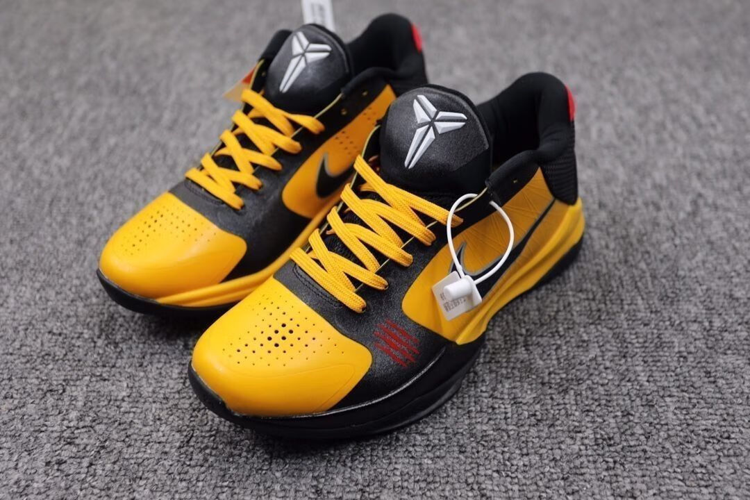 【官方旗舰店】kobe 5 科比5代 zk5 李小龙 黑黄 黑白 篮球鞋 cd4991