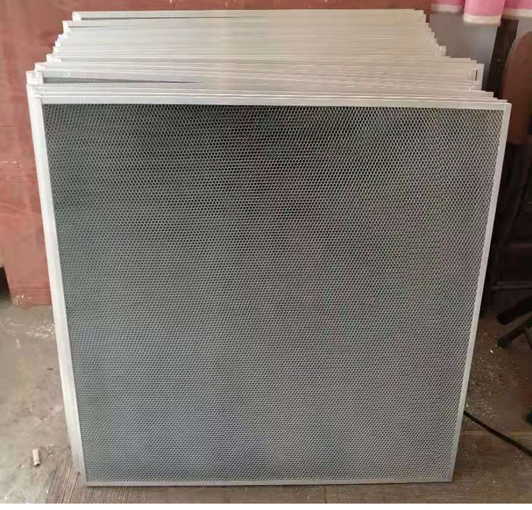 uv光氧设备专用铝基纳米二氧化钛光催化板光解催化网光触媒过滤网尺寸