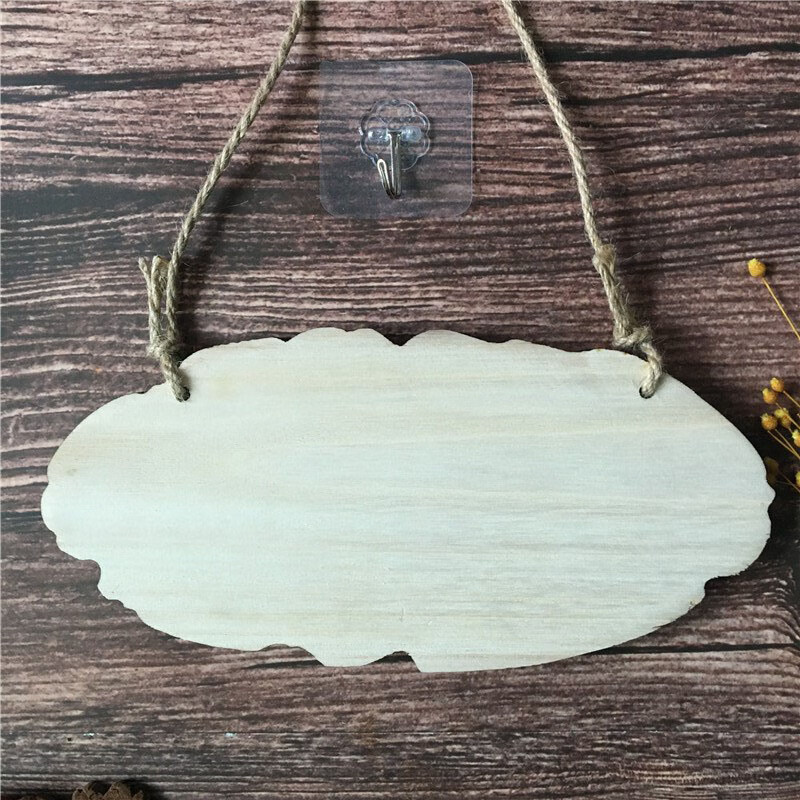 新品树木标识牌创意实木挂牌小木牌手写吊牌空白板树木标识门牌尺寸