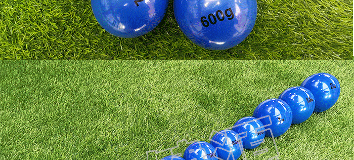 充气实心球软式铅球投掷球田径比赛训练器材小学初中考体育沙重球