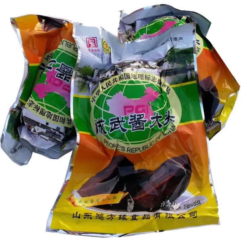 事思山东菏泽特产成武酱大头鲁成酱菜咸菜芥菜疙瘩酱大头京挑细选鑫宇