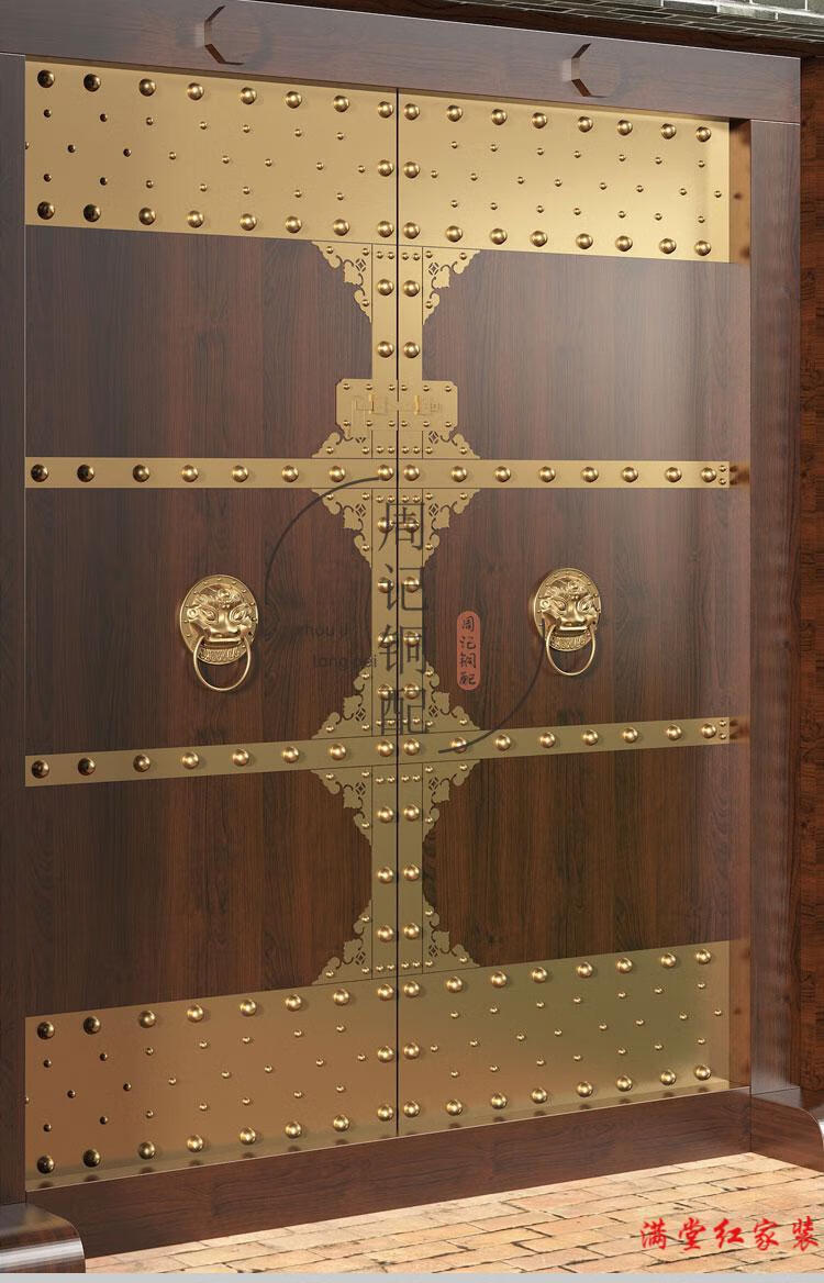 铜泡钉装饰图钉中式仿古大门半圆鼓钉古建帽钉木门铜钉配件门钉2cm