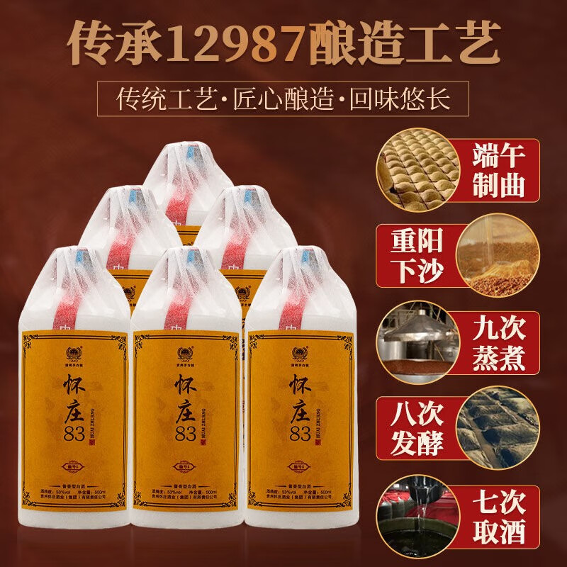 贵州怀庄酒高度酱香型53度白酒古酿珐琅15l