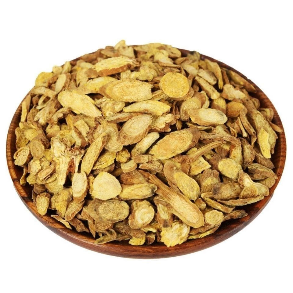 野生无硫中药材黄芩克黄芩片黄苓条芩黄芩茶土金茶根有仁堂 250克【图