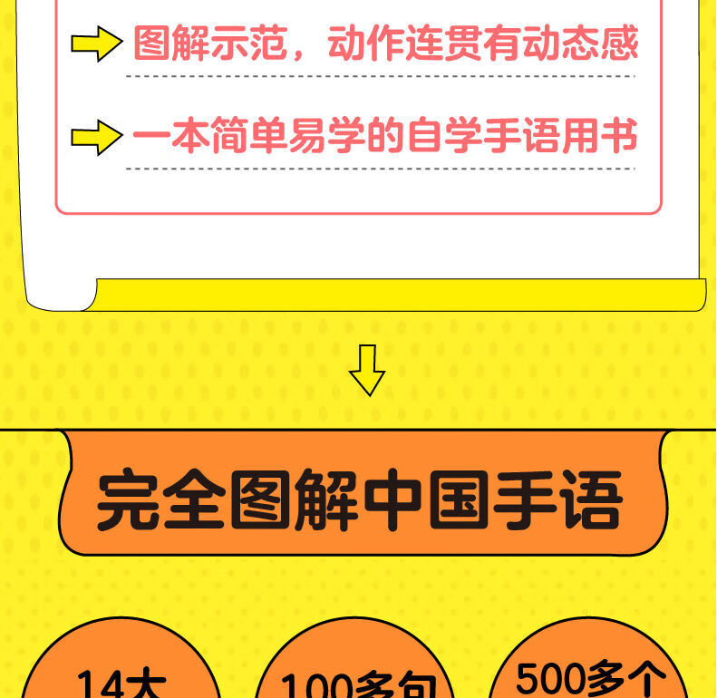 圖解中國手語一看就懂的通用手語適合大家看手語書聾啞人閱讀書籍全新