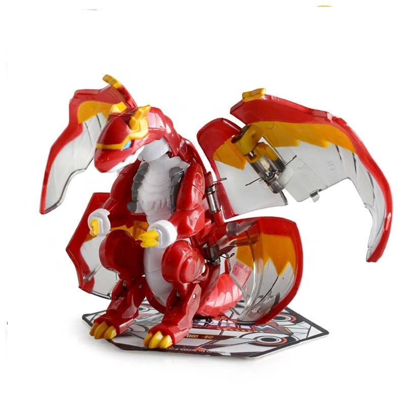 爆裂变形恐龙蛋天炎战龙激战套装 地狱三头蛇暴瘦暴兽猎人蛋 【赤铁