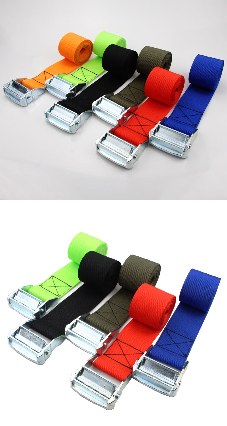 聚之宝五金金属捆绑带锌压扣拉紧器织带绑物带货物收紧扎绳摩托汽车