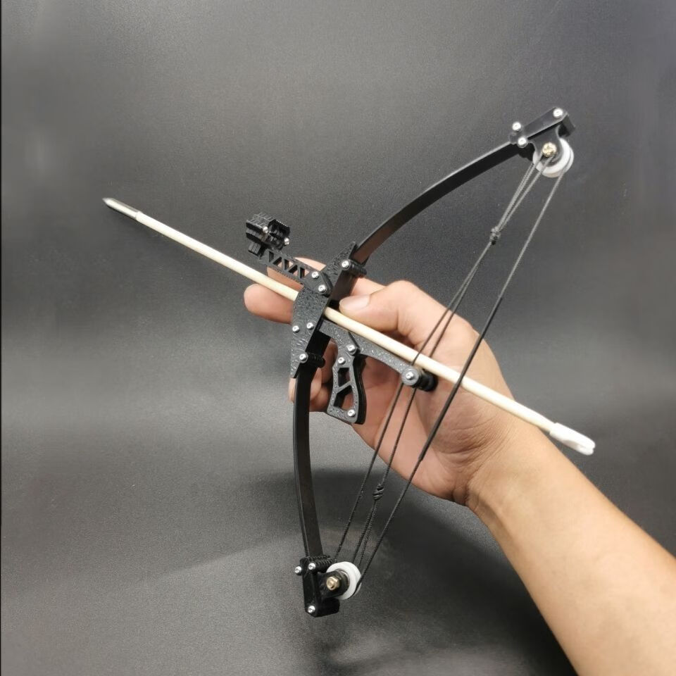 三角弓箭迷你反曲弓户外竞技打靶微型弓滑轮弓袖珍弓箭