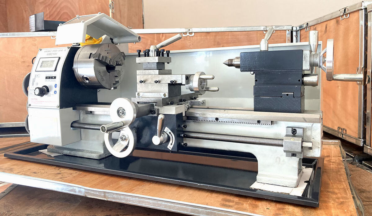 德骊嘉直销wm210v无刷微型车床小型家用多功能不锈钢加工仪表精密小