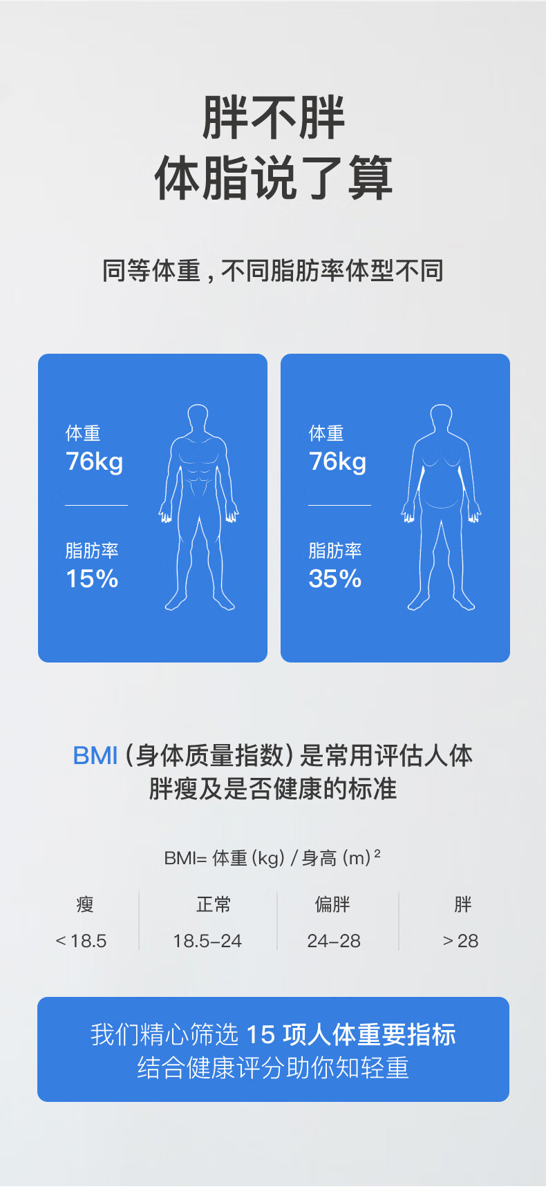 華為通用體脂秤智能秤專用男女家用體重精準脂肪電子充電稱家庭電子秤