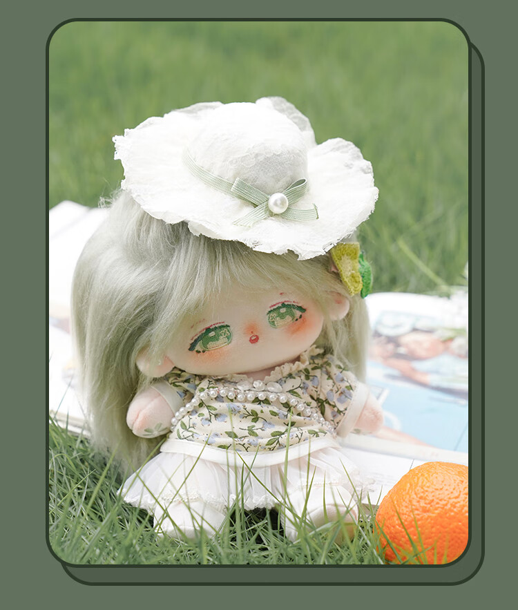 棉花娃娃超便宜【古力古力】#么么山茶花#棉花娃娃公仔女20cm裸娃衣服