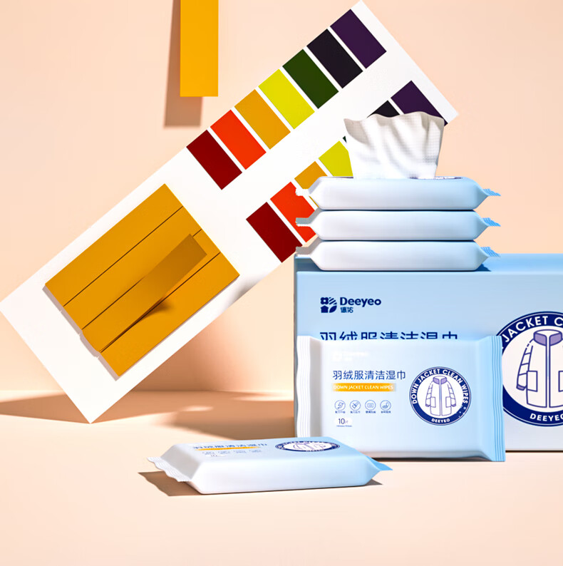 擦羽绒服湿巾清洁免洗湿纸巾德佑服清洁湿巾免洗强力去污神器擦洗湿巾