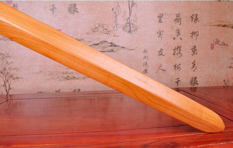 彩寇 正宗桃木剑林正英同款一体七星八卦道士剑晨练太极剑玩具木剑 35