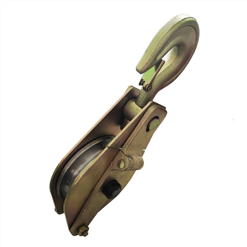 起重电力滑车高速动滑轮铁滑轮纯钢打造2吨滑轮钩钢轮轴承吊滑车1吨