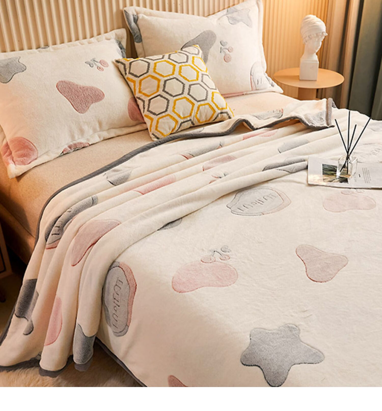 春秋珊瑚绒小毛毯冬季加厚午睡毯盖毯子法兰绒床单人床上用毛毯被生长