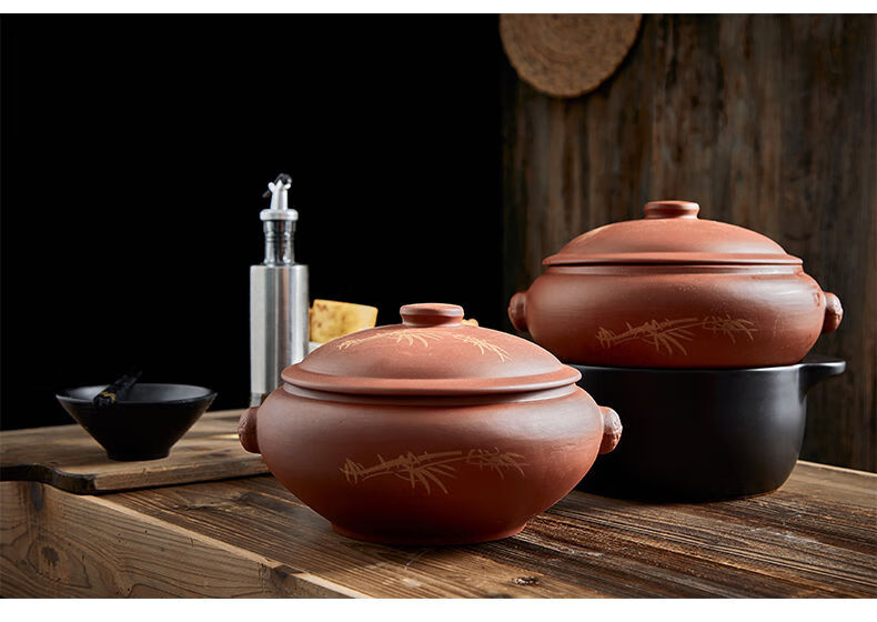 汽锅鸡锅气锅砂锅云南汽锅锅家用餐饮陶瓷汽锅家用汤锅砂锅适合46人