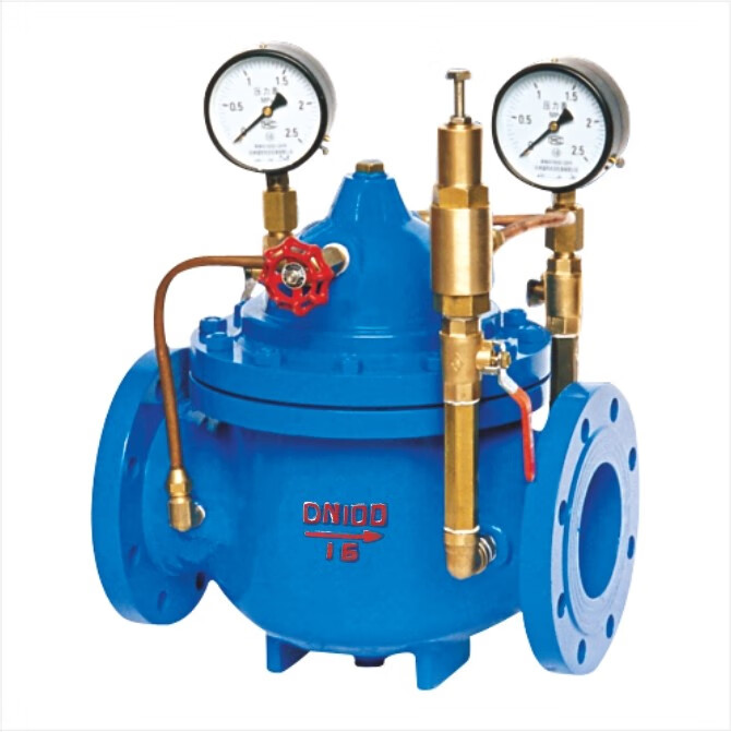 出极200x-16q先导式可调减压阀稳压阀天津塘阀北京冠龙开维喜100 dn