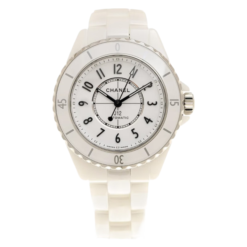 香奈儿(chanel) 香奈儿 j12系列 通体白陶瓷材质自动机械腕表 明星