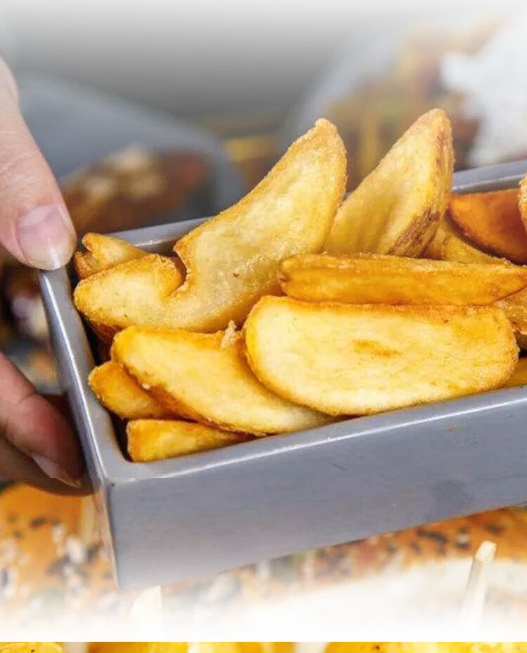 薯角商用原味美式带皮薯条冷冻半成品粗薯西餐油炸小吃4.5斤 薯角 .