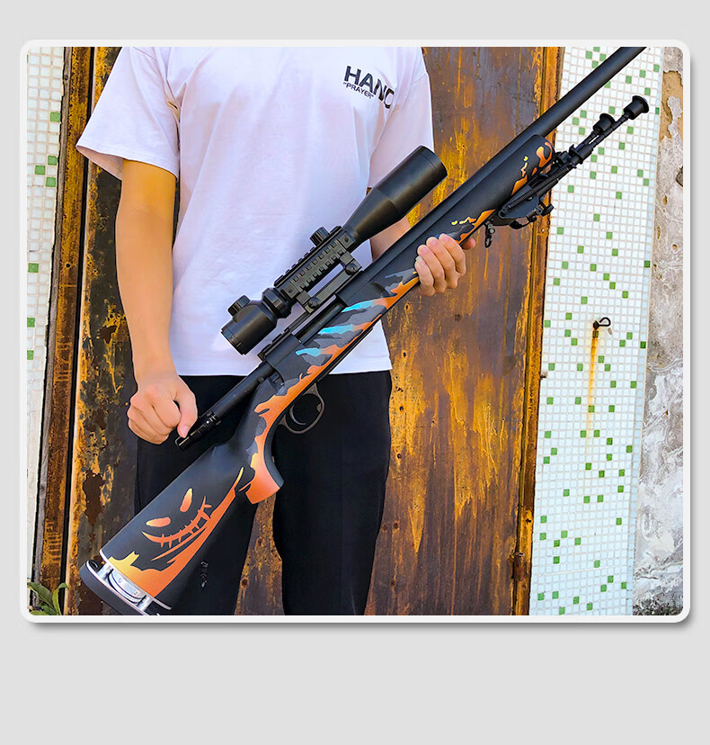 【官方精品】高档品牌捷鹰m24抛壳软弹枪发射awm儿童玩具枪仿真成人