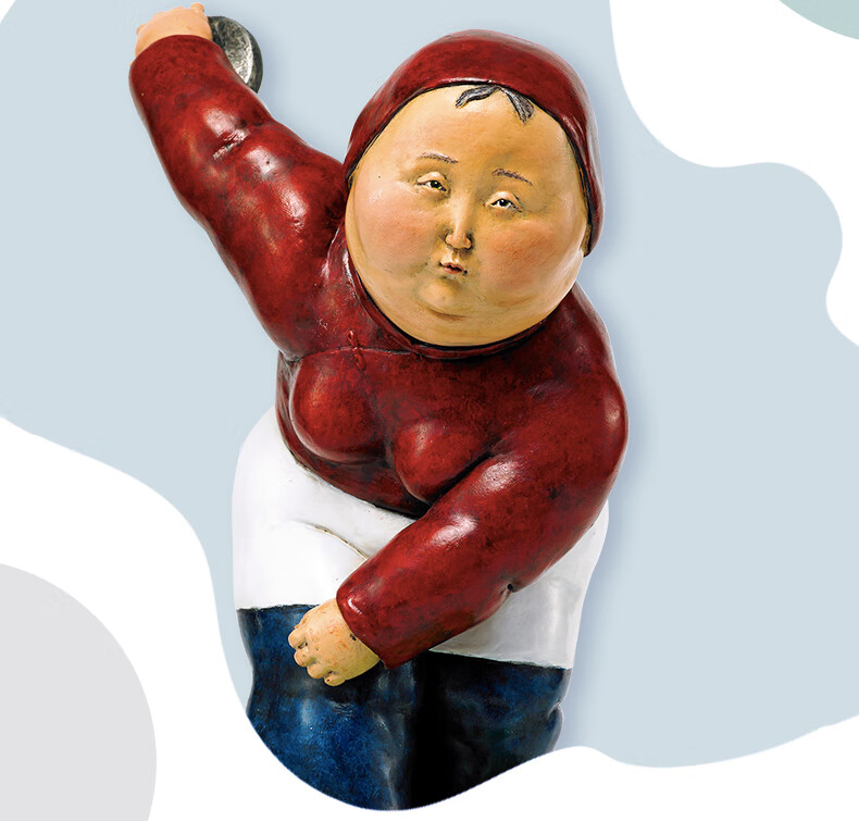 稀奇艺术 瞿广慈作品《掷铁饼者》桌面艺术摆件限量雕塑艺术生日礼物