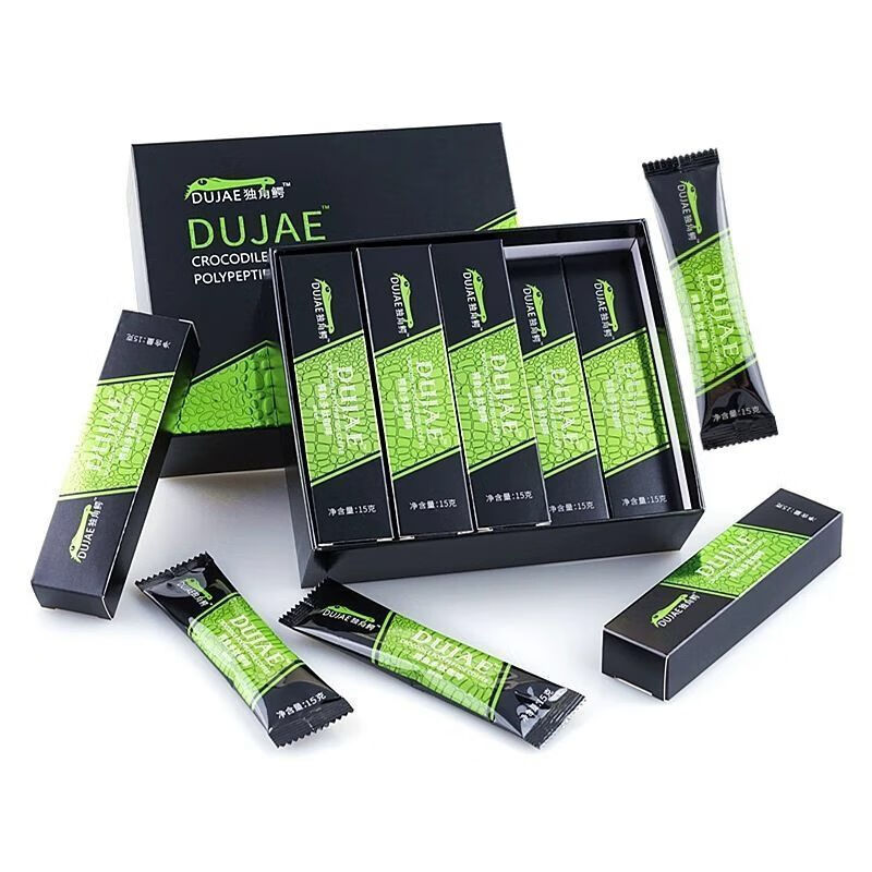 鳄鱼多肽咖啡 鳄鱼咖啡鳄鱼多肽咖啡鳄鱼独角鳄咖啡鳄鱼多肽片 6条