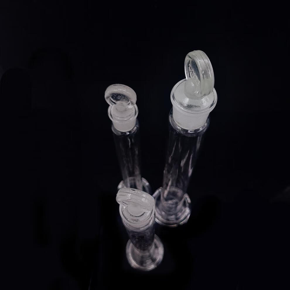 适用于玻璃具塞量筒10ml 25ml 50ml 100ml带盖量杯实验室刻度杯具塞