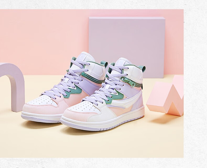 乔丹板鞋女2021秋冬新款高帮休闲运动鞋韩版潮流情侣款滑板鞋女鞋乔丹