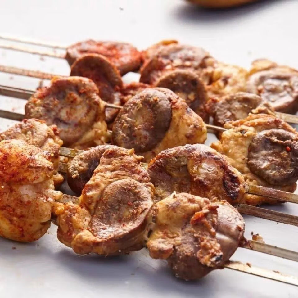 新鲜羊腰子羊肾烧烤专用包油羊腰子包油大羊腰子20个装