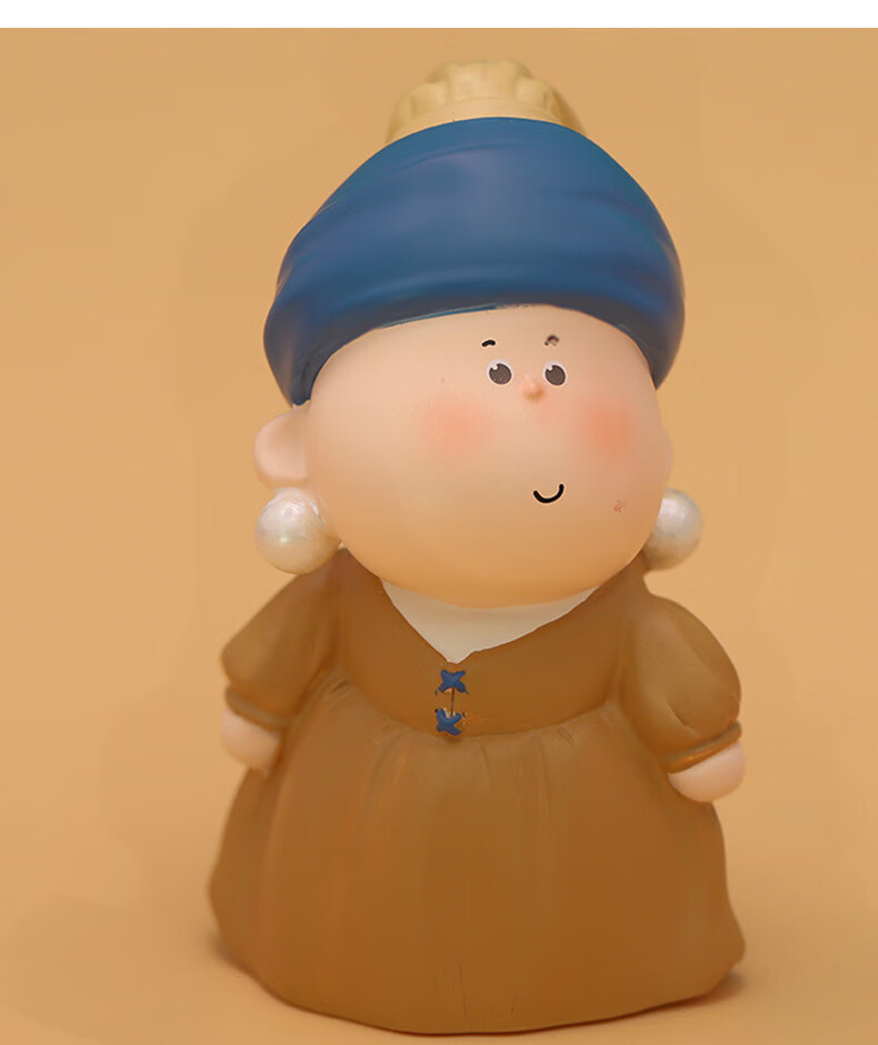 迪士尼商城同款月半胖艺术家盲盒创意可爱摆件女生闺蜜同学生日礼物