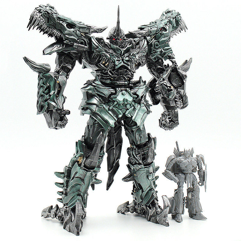 黑曼巴钢索ls-05放大版远古领主ss恐龙变形玩具金刚电影模型儿童 黄色