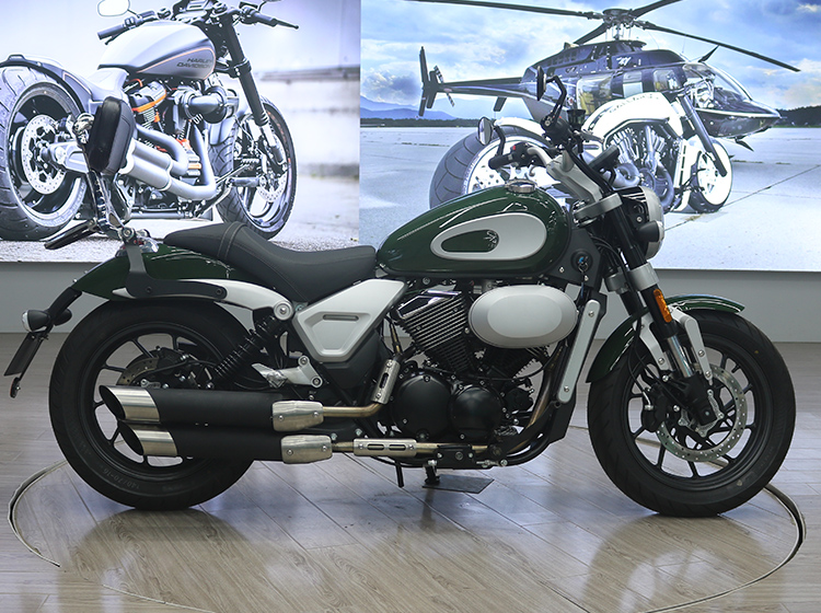 仁民 爵士捷dx250v缸摩托车太子巡航机车 活力橙 250v缸前后abs刹车