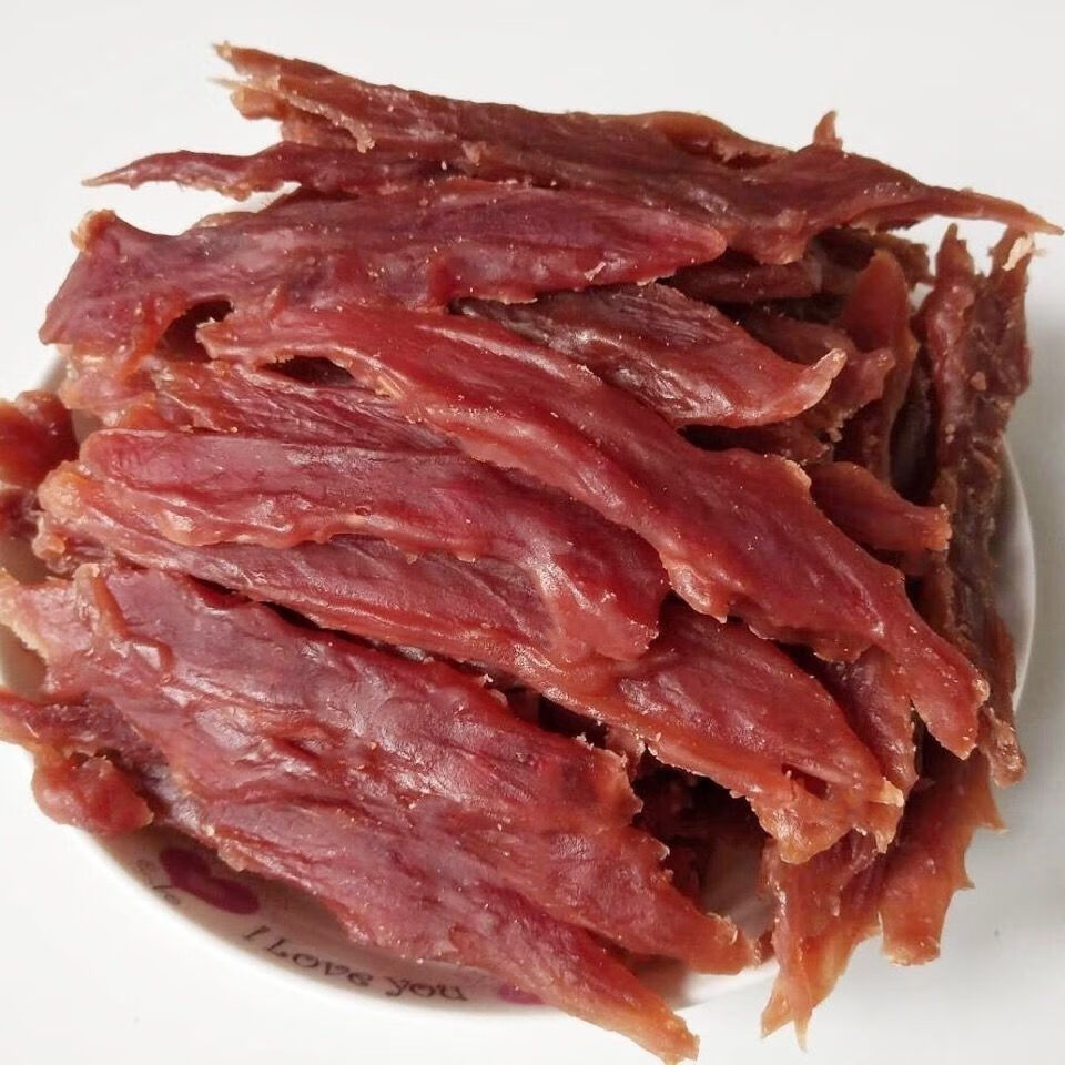 康贝儿狗零食鸭肉条鸭肉干15kg3斤清热狗磨牙零食1500g