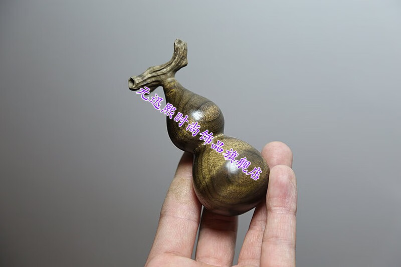金丝楠木雕龙头小葫芦手捻阴沉木小叶桢楠随身文玩手把件摆件车挂189