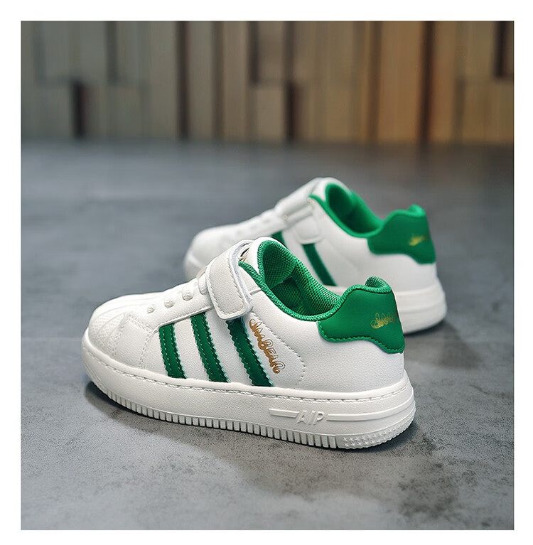 杰米熊童鞋 杰米熊儿童小白鞋2022秋冬季款女童鞋子女孩板鞋学生运动