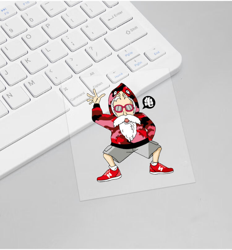 龟仙人卡通个性创意贴电动摩托车贴贴纸潮牌反光贴 龟仙人--a款【图片