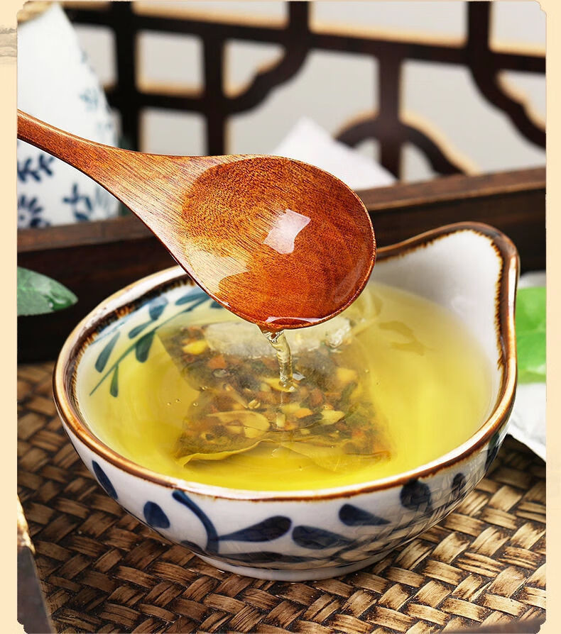 罗汉果枇杷茶胖大海罗汉果花茶金银花菊花茶养生茶罗汉果茶一盒30包