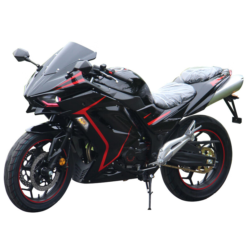 天禧国产仿赛款h2款摩托车跑车机车重型机车400cc双缸水冷整车可上牌