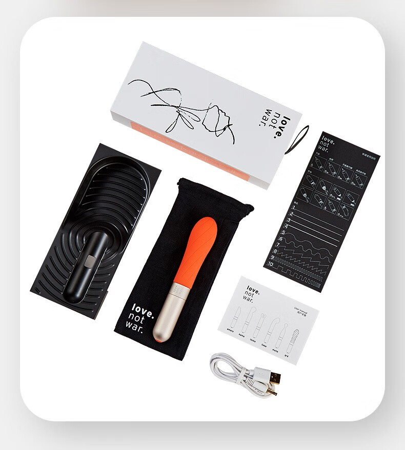 女性玩具房事av振动棒插入式刺激私处秒潮成人情趣性用品laska橘黄色