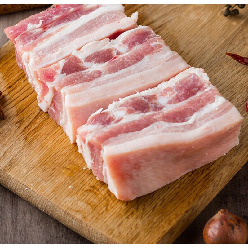 生鲜两头乌土猪肉中方肉五花肉金华农家新鲜现杀黑猪肉礼盒装2500g